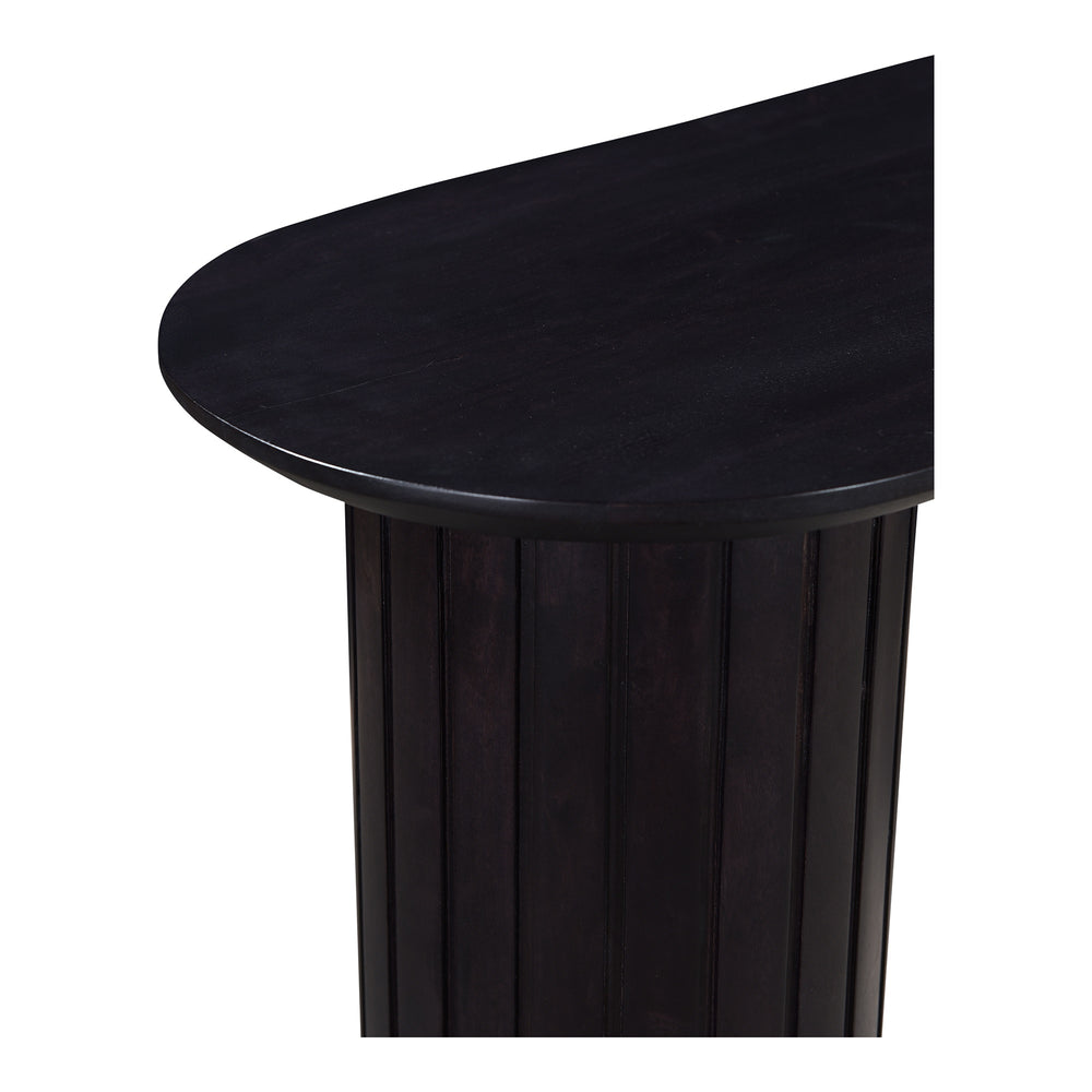 Moe's Povera Console Table Black Acacia Wood