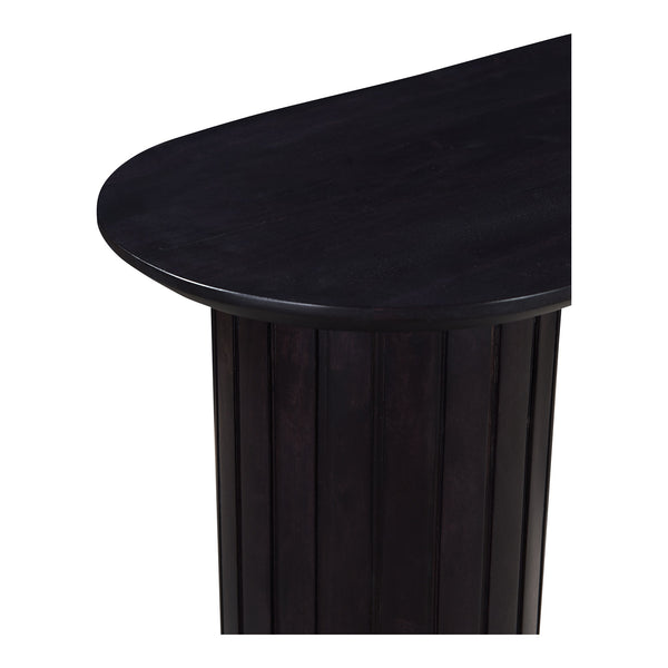 Moe's Povera Console Table Black Acacia Wood