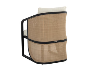 PALERMO DINING CHAIR - CHARCOAL - STINSON CREAM