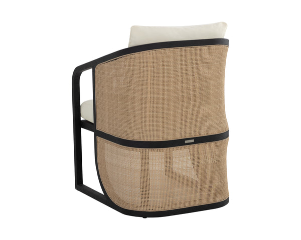 PALERMO DINING CHAIR - CHARCOAL - STINSON CREAM