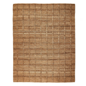 Grid Jute Rug - Natural Grid Jute