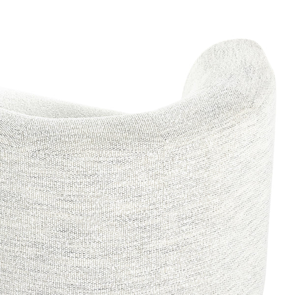 Deandra Tete A Tete Chaise In Merino Cotton