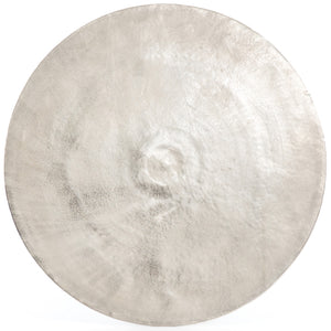 SIMONE BISTRO TABLE-RAW ANTIQUE NICKEL