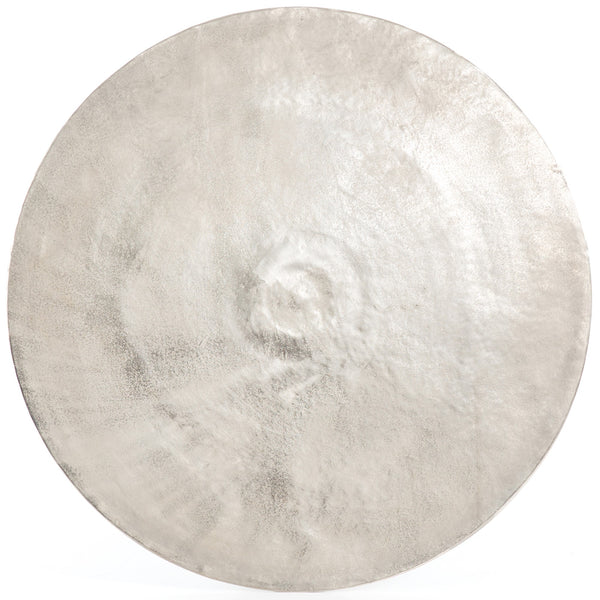 SIMONE BISTRO TABLE-RAW ANTIQUE NICKEL