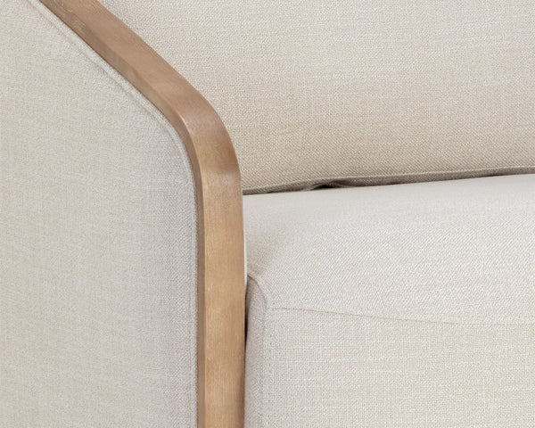 TASIA SWIVEL LOUNGE CHAIR - EFFIE LINEN