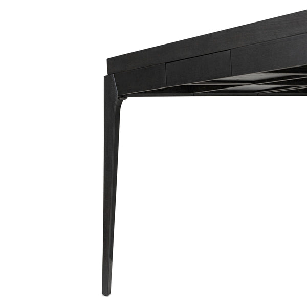 District Eight Mahjong Table - Ebonized Oak