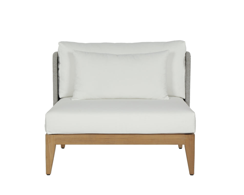 IBIZA ARMLESS CHAIR - NATURAL - STINSON WHITE