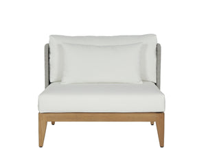 IBIZA ARMLESS CHAIR - NATURAL - STINSON WHITE