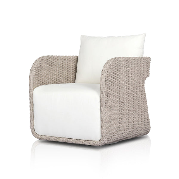 Geneva Outdr Swivel Chair - Arashi Salt