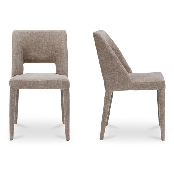 Moe's Joyce Dining Chair Set of 2 in Light Brown