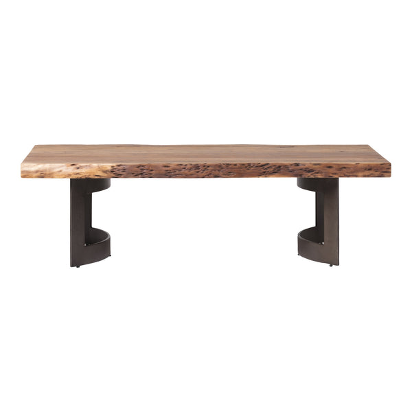 Moe's Bent Coffee Table in Natural Acacia