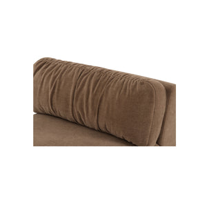 Moe's Matina Slipper Chair in Taupe Chenille