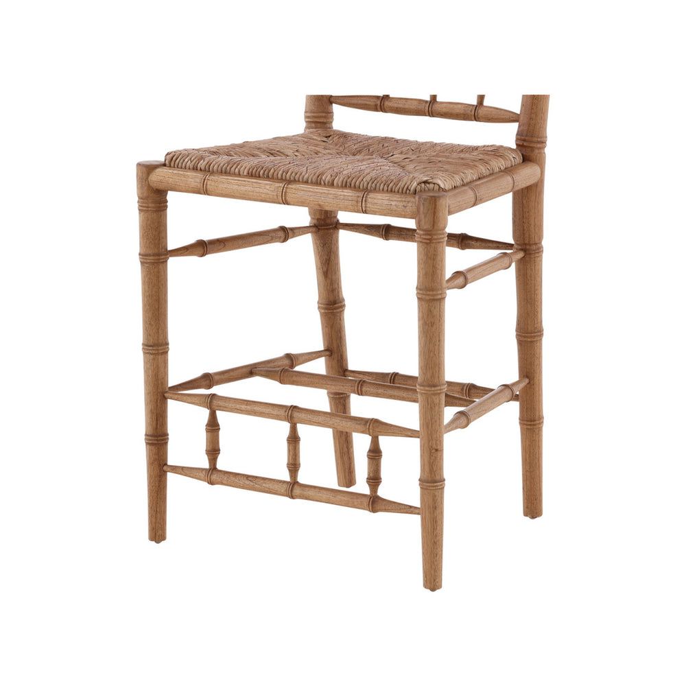 Natural Bamboo Counter Stool