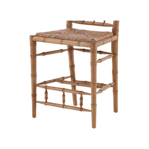 Natural Bamboo Counter Stool