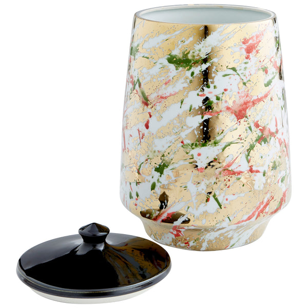 Ardent Splash Container in Multi-color Glaze