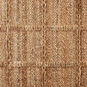 Grid Jute Rug - Natural Grid Jute