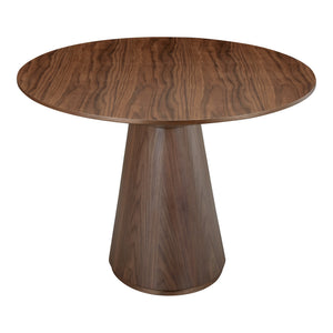Otago Oval Dining Table in Walnut Brown