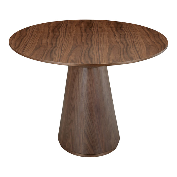 Otago Oval Dining Table in Walnut Brown