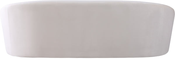 Vivian Sofa In Cream Velvet