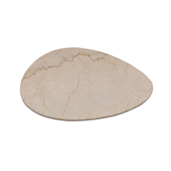 Moe's Galen Sculpture in Botticino Beige Marble