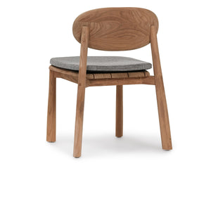 Aston Outdoor Dining Chair - Teak & Olefin