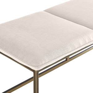 Alley Bench - Burnished Brass - Piccolo Prosecco