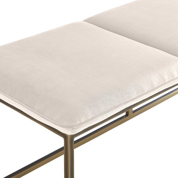 Alley Bench - Burnished Brass - Piccolo Prosecco