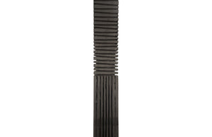 Black Wood Abstract Sculpture, Assorted with Natural Characteristics