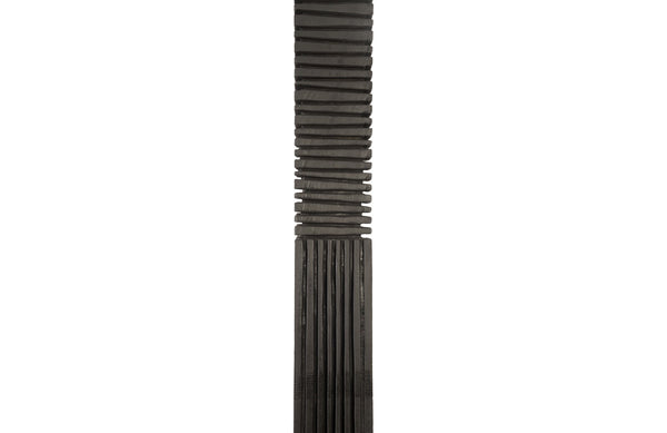 Black Wood Abstract Sculpture, Assorted with Natural Characteristics