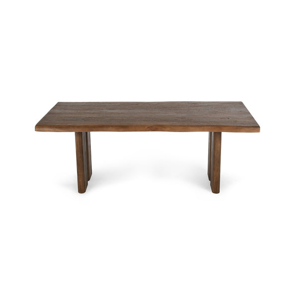Holmes Solid Mango Wood Dining Table - Artisan Brown