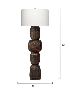 Totem Wood Floor Lamp