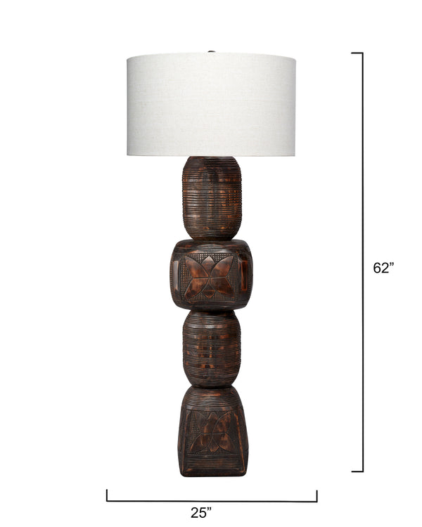 Totem Wood Floor Lamp