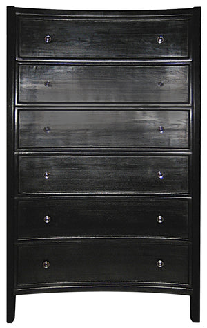 Hampton Tall Boy, Hand Rubbed Black