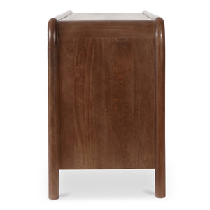 Rye 6 Drawer Dresser in Warm Brown with Soft Rush Front