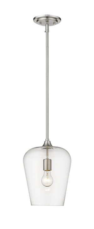 Joliet 1 Light Pendant in Brushed Nickel Finish
