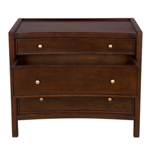 Hampton Side Table Hand Rubbed Brown