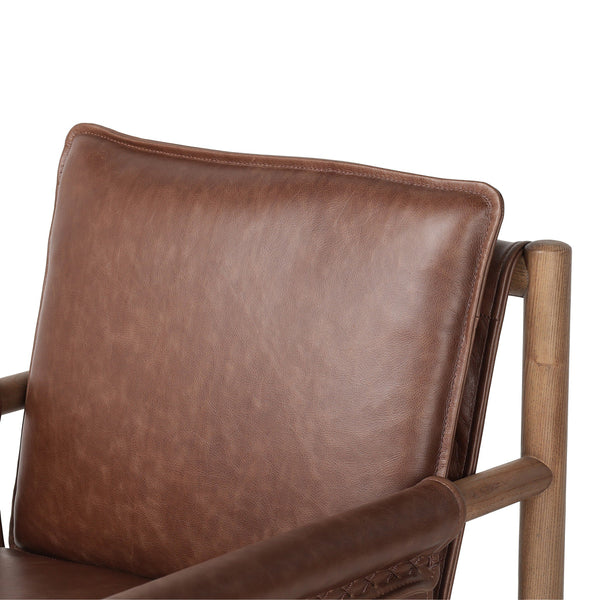 Kellis Dining Chair In Havana Brown And Amber Ash