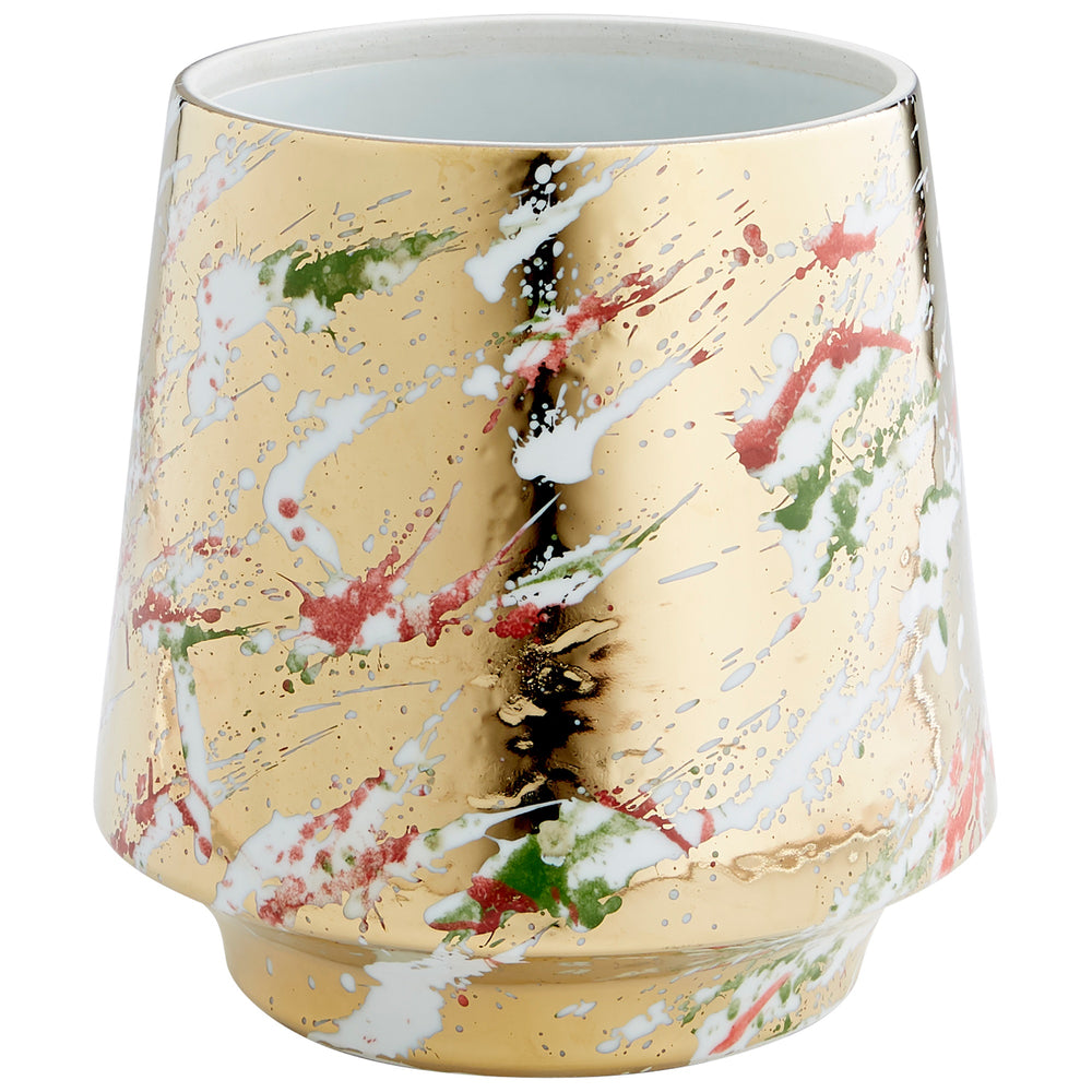 Ardent Splash Container in Multi-color Glaze