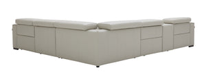 Killian Motion Sectional in Silver Grey