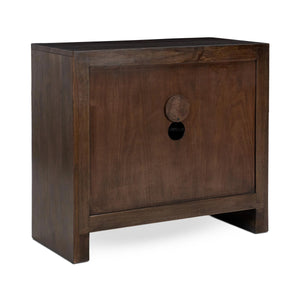 Ledro Solid Mango Wood 2-Door Cabinet