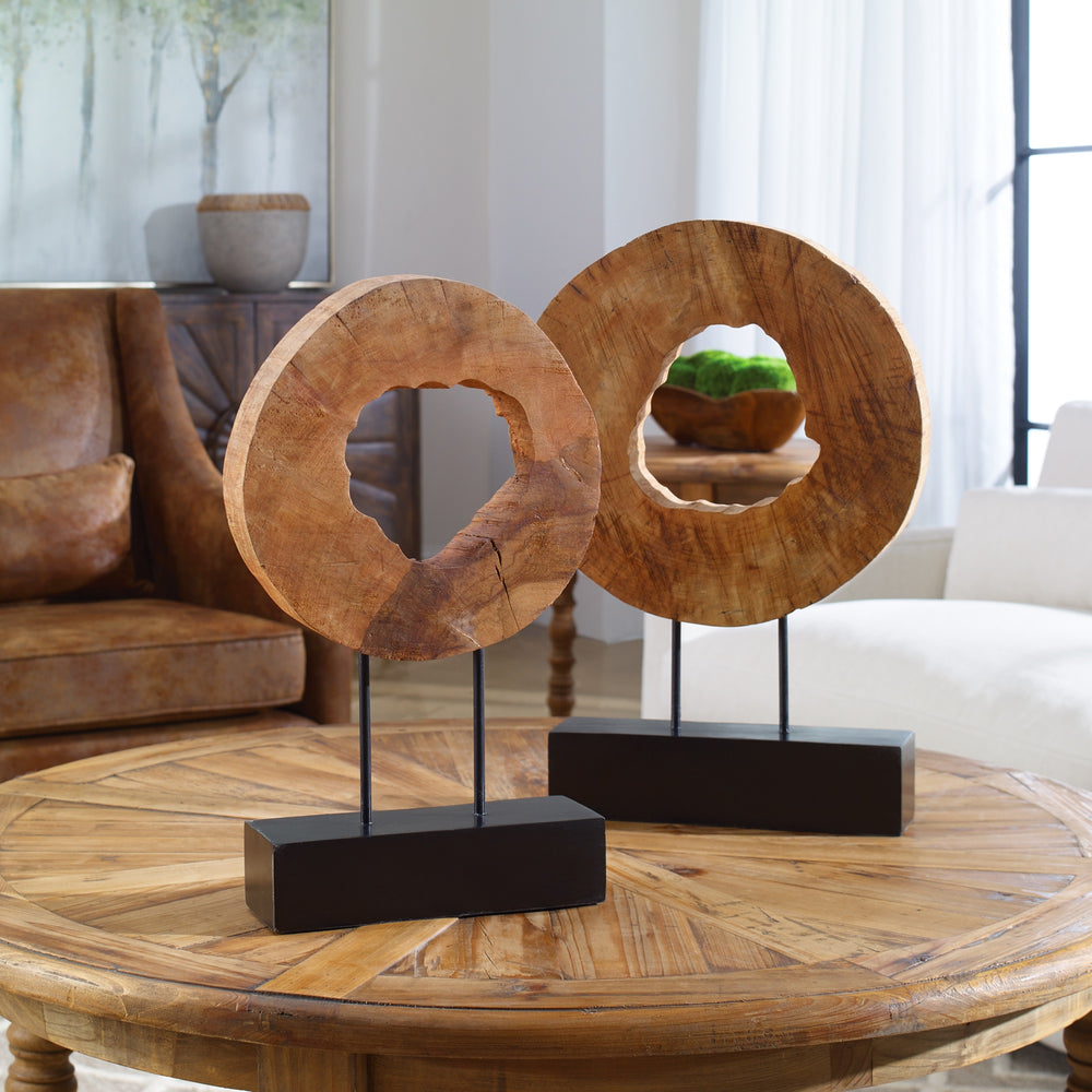Ashlea Wooden Sculptures S/2