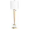 Statuette Table Lamp in Brass