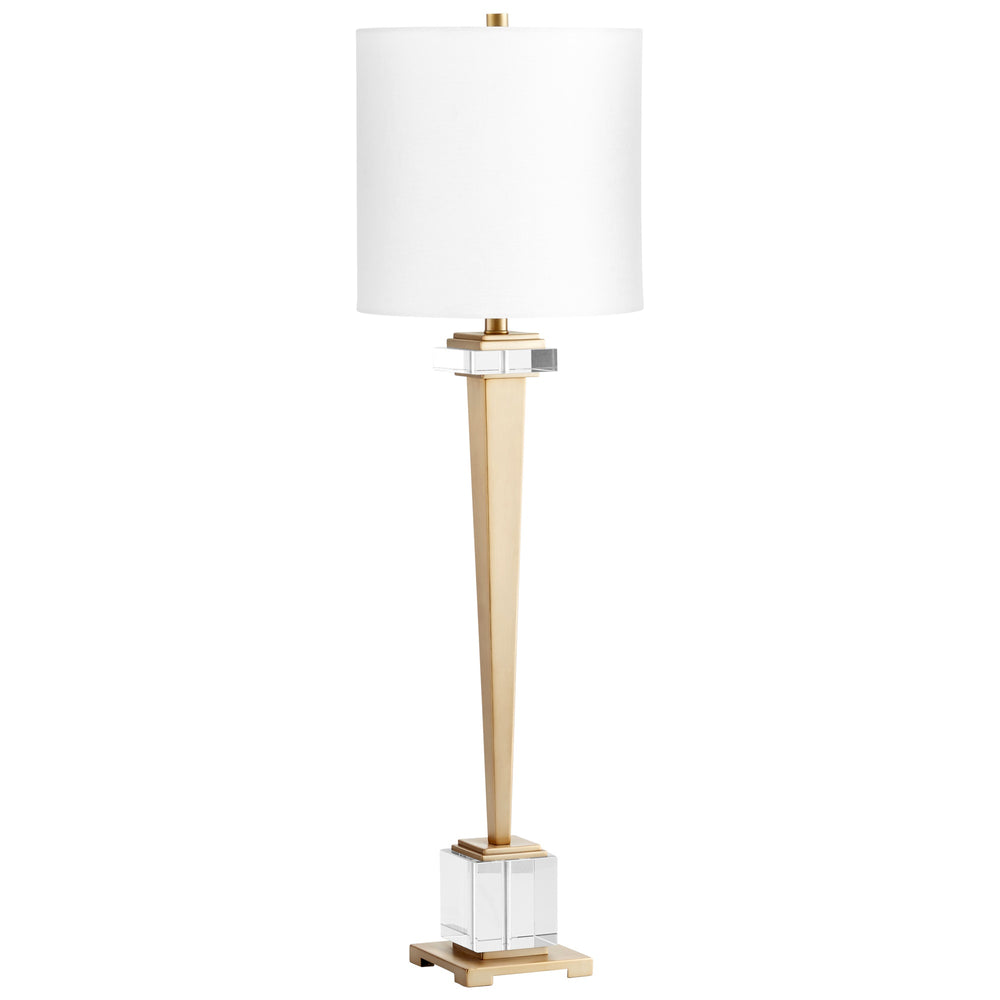 Statuette Table Lamp in Brass