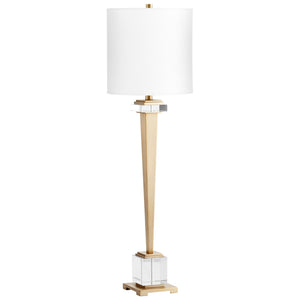 Statuette Table Lamp in Brass