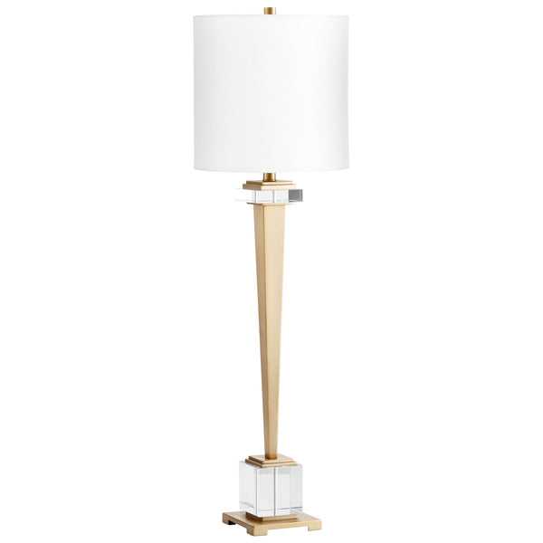 Statuette Table Lamp in Brass