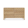 Moe's Fulton 6 Drawer Dresser in Natural Mango Wood