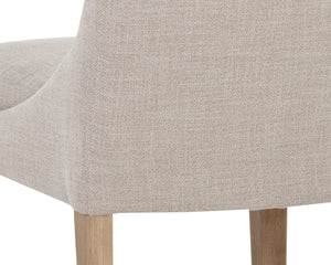 ROSINE DINING CHAIR - EFFIE FLAX