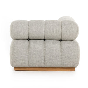 Roma Outdoor Sectional In Corner Pc In Ash