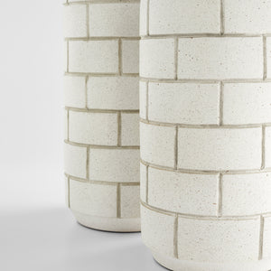 Mason Vase | White -Small