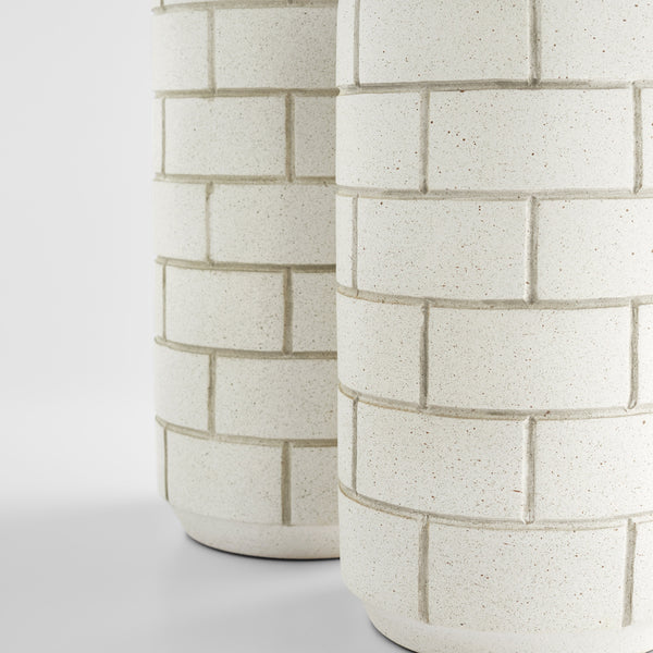 Mason Vase | White -Small